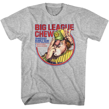 Big League Chew-Big League Chew Pitcher Circle-Gray Heather Adult S/S T-Shirt - Gray Heather