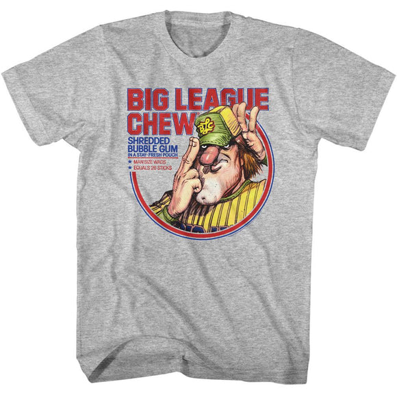 Big League Chew-Big League Chew Pitcher Circle-Gray Heather Adult S/S T-Shirt - Gray Heather