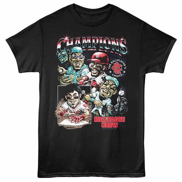 Big League Chew Champions Black Adult T-Shirt