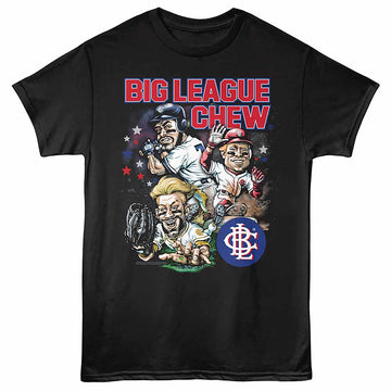 Big League Chew Star Work Black Adult T-Shirt