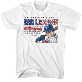 Big League Chew-Big League Chew America Text-White Adult S/S T-Shirt - White