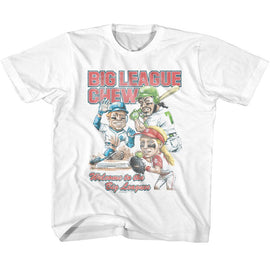 Big League Chew-Big League Chew 3 Players Outta Here Orig-White Toddler S/S T-Shirt-2T - White
