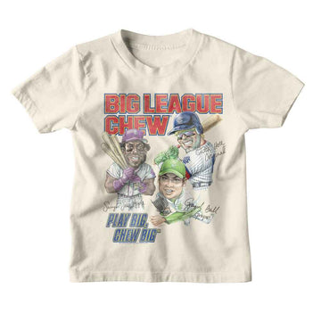 Big League Chew-Big League Chew Player Flavors-Natural Youth S/S T-Shirt (7-8) - Natural