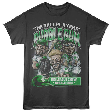 Big League Chew-Big League Chew Ballplayers Gum Team-Smoke Adult S/S T-Shirt - Smoke