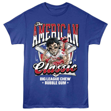 Big League Chew-Big League Chew American Classic-Royal Adult S/S T-Shirt - Royal