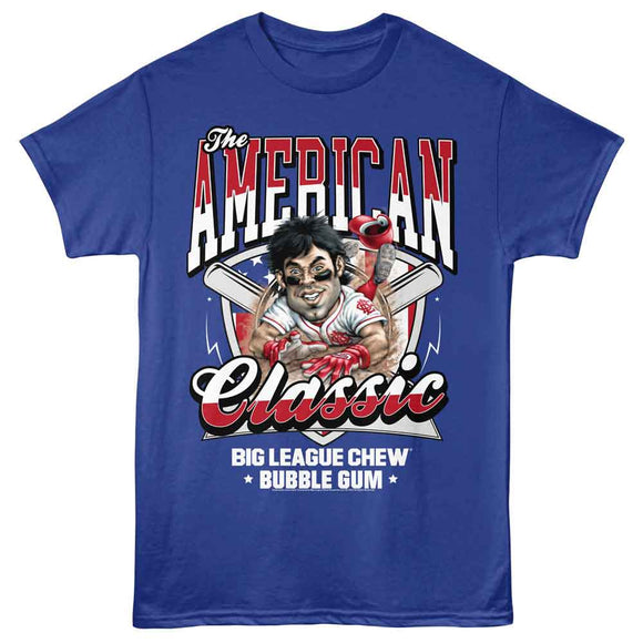 Big League Chew-Big League Chew American Classic-Royal Adult S/S T-Shirt - Royal