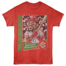 Big League Chew-Big League Chew Strawberry Batter-Red Heather Adult S/S T-Shirt - Red Heather