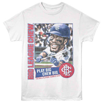 Big League Chew-Big League Chew Play Big Bunter-White Adult S/S T-Shirt - White