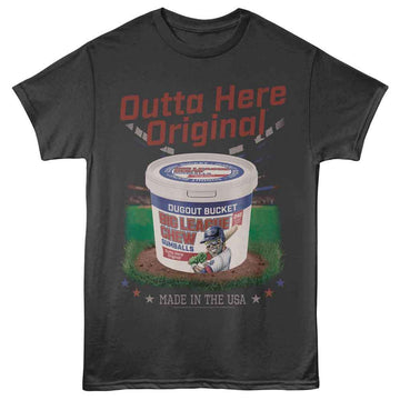 Big League Chew-Big League Chew Dugout Bucket-Smoke Adult S/S T-Shirt - Smoke