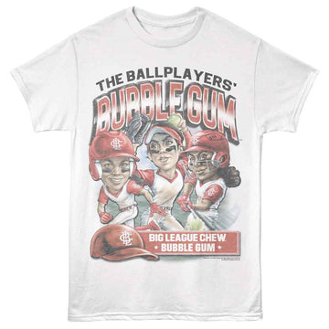 Big League Chew-Big League Chew Softball Team-White Adult S/S T-Shirt - White