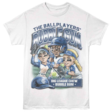 Big League Chew-Big League Chew Softball Team-White Adult S/S T-Shirt - White