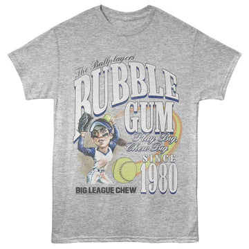 Big League Chew-Big League Chew Flying Softball-Gray Heather Adult S/S T-Shirt - Gray Heather