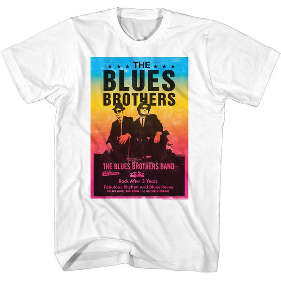 The Blues Brothers-Poster-White Adult S/S T-Shirt - White