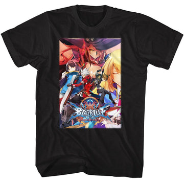 Blazblue-Blazblue Central Fiction Left-Black Adult S/S T-Shirt - Black