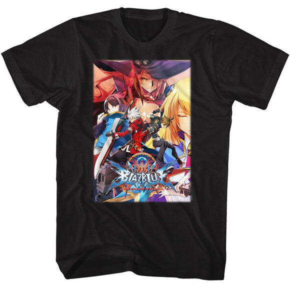 Blazblue-Blazblue Central Fiction Left-Black Adult S/S T-Shirt - Black