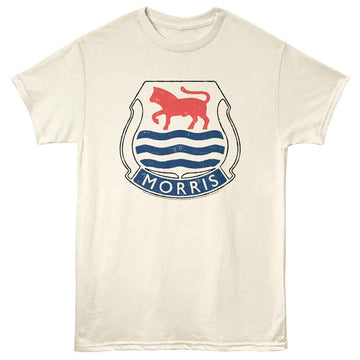 British Motor Heritage-Bmh Morris Crest Logo-Natural Adult S/S T-Shirt - Natural