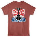 British Motor Heritage-Bmh Rover Shield Logo-Terracotta Adult S/S T-Shirt - Terracotta