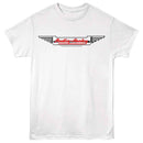 British Motor Heritage-Bmh Austin Healey Wings Logo-White Adult S/S T-Shirt - White