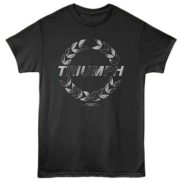 British Motor Heritage-Bmh Triumph Laurel Logo-Smoke Adult S/S T-Shirt - Smoke