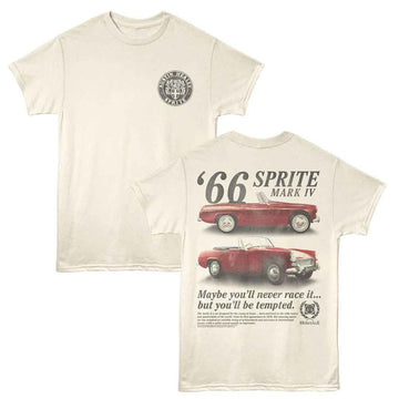 British Motor Heritage-Bmh 66 Sprite Mark IV F B-Natural Adult S/S T-Shirt ***F&B***-S - Natural