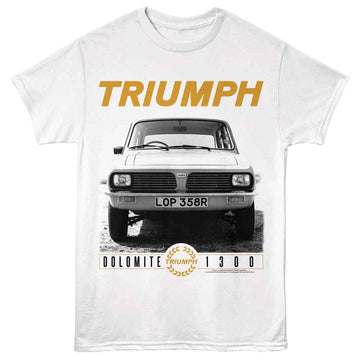British Motor Heritage-Bmh Dolomite 1300-White Adult S/S T-Shirt - White