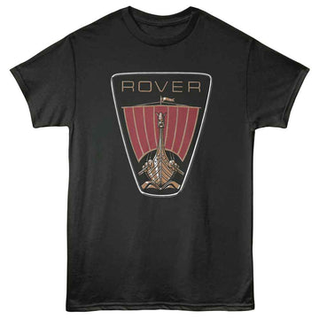 British Motor Heritage-Bmh Rover Logo-Smoke Adult S/S T-Shirt - Smoke
