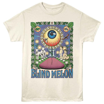 Blind Melon-Blind Melon Sunflower Eye-Natural Adult S/S T-Shirt - Natural