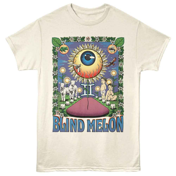 Blind Melon-Blind Melon Sunflower Eye-Natural Adult S/S T-Shirt - Natural