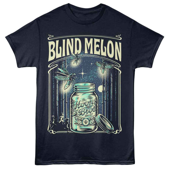Blind Melon-Blind Melon Hoon And Bros Jar-Navy Adult S/S T-Shirt - Navy
