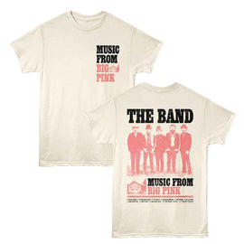 The Band-The Band Music From Big Pink 68-Natural Adult S/S T-Shirt ***F&B***-S - Natural