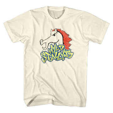 Bill And Ted-Stallyns 2-Natural Adult S/S T-Shirt - Natural