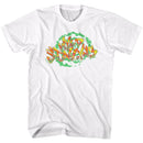 Bill And Ted-Willin Out-White Adult S/S T-Shirt - White