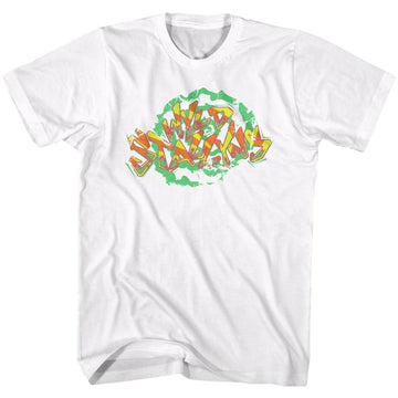 Bill And Ted-Willin Out-White Adult S/S T-Shirt - White