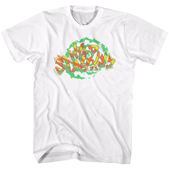 Bill And Ted-Willin Out-White Adult S/S T-Shirt - White