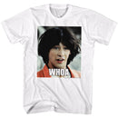 Bill And Ted-Whoa-White Adult S/S T-Shirt - White