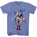 Bill And Ted-Should Be Here-Light Blue Heather Adult S/S T-Shirt - Light Blue Heather