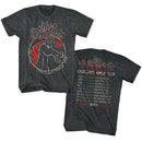 Bill And Ted-Most Excellent Tour-Black Heather Adult S/S T-Shirt ***F&B*** - Black Heather