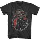 Bill And Ted-Wyld Stallyns Tour-Black Heather Adult S/S T-Shirt - Black Heather