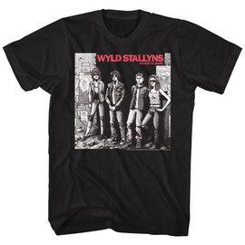 Bill And Ted-Wyld Stallyns-Black Adult S/S T-Shirt - Black