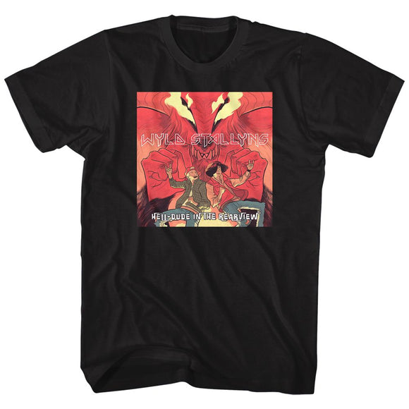 Bill And Ted-Hell-Dude-Black Adult S/S T-Shirt - Black