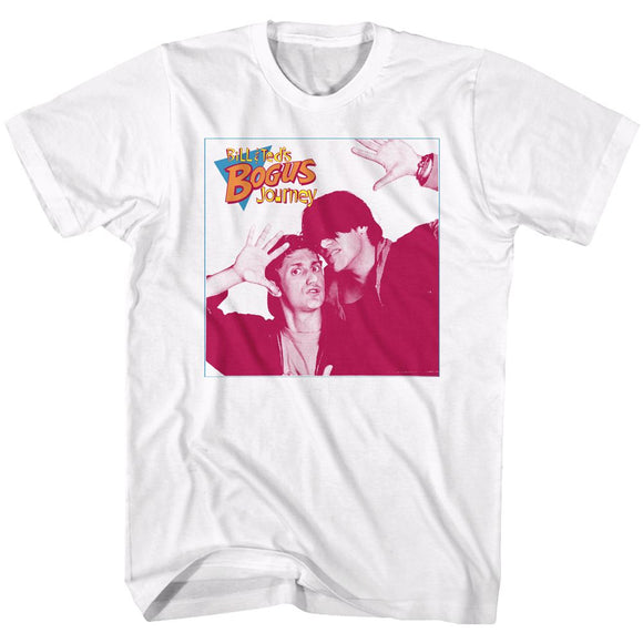 Bill And Ted-4 Square-White Adult S/S T-Shirt - White