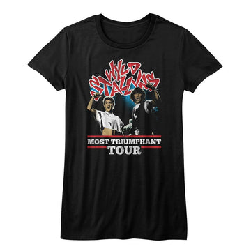Bill And Ted-Most Triumphant-Black Ladies S/S T-Shirt - Black