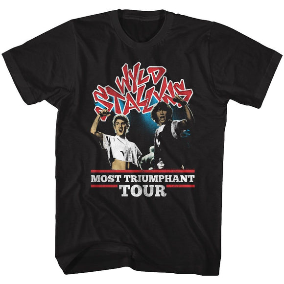Bill And Ted-Most Triumphant-Black Adult S/S T-Shirt - Black