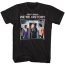 Bill And Ted-Were History Color-Black Adult S/S T-Shirt - Black