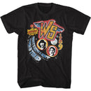 Bill And Ted-Worldtour-Black Adult S/S T-Shirt - Black