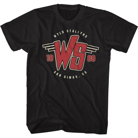 Bill And Ted-Wslogo1989-Black Adult S/S T-Shirt - Black