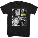 Bill And Ted-Bnt Collage-Black Adult S/S T-Shirt - Black