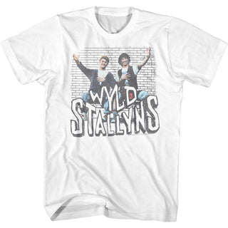 Bill And Ted Sketchy Stallyns Adult T-Shirts