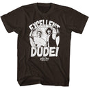 Bill And Ted-Whitedudes-Dark Chocolate Adult S/S T-Shirt - Dark Chocolate