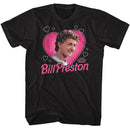 Bill And Ted Heartthrob Bill-Black Adult S/S T-Shirt - Black